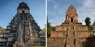Sự giống nhau kỳ lạ của 2 ngôi đền cách xa nửa vòng Trái đất