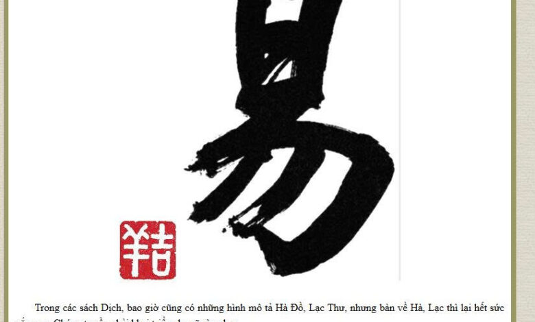 Hà đồ & Lạc thư của BS Nhân Tử Nguyễn Văn Thọ